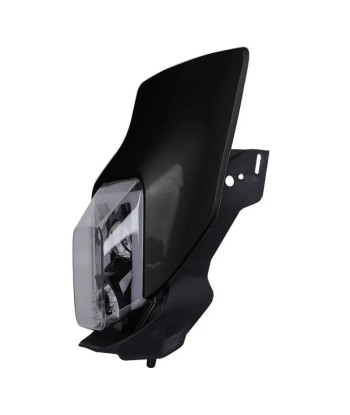 Projecteur LED moto + plaque Enduro Offroad  noir 50% de réduction en Octobre 2024