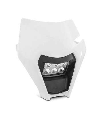 Projecteur LED moto + plaque pour Enduro XDure BK2 carenage Universel wit vous aussi creer 