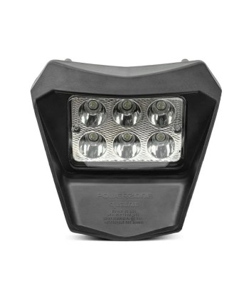 Projecteur LED moto + plaque pour Enduro XDure BK2 carenage Universel wit vous aussi creer 