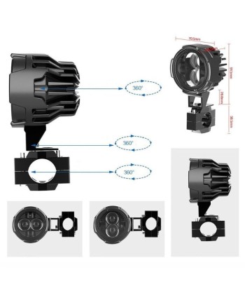 Feux additionnels moto | R130 LUMITECH™ en ligne des produits 