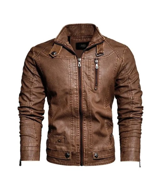 Veste cuir homme style motard français