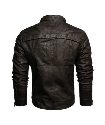 Veste cuir homme style motard français