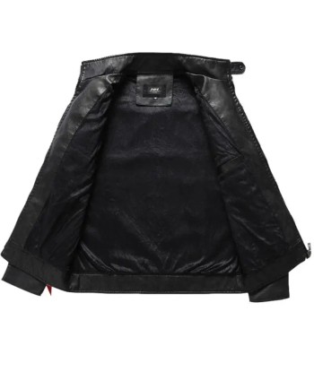 Veste cuir homme style motard français