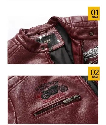 Blouson cuir homme vintage - Cafe Racer à prix réduit toute l'année