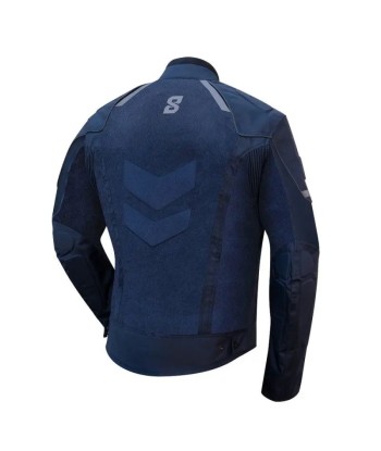 Blouson moto été ventilé Bleu Le MVP de beaucoup