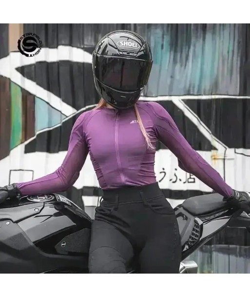 Gilet de Protection Femme Moto - Violet la livraison gratuite