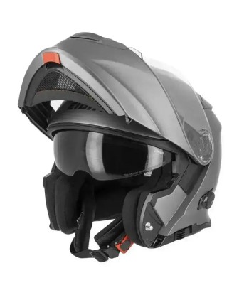 Casque Moto Modulable Bluetooth - Gris chez Cornerstreet bien 