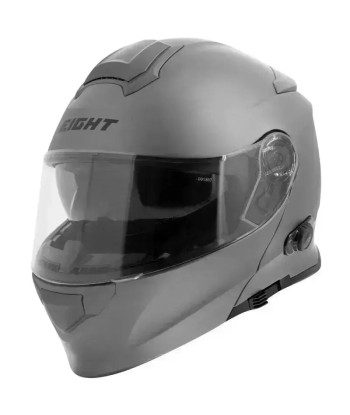 Casque Moto Modulable Bluetooth - Gris chez Cornerstreet bien 