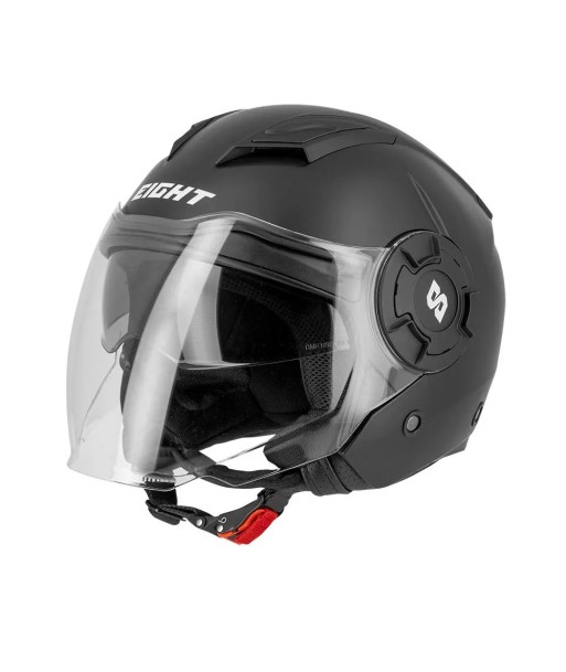 Casques Jet moto Noir Mat -  S749 Twister le concept de la Pate a emporter 