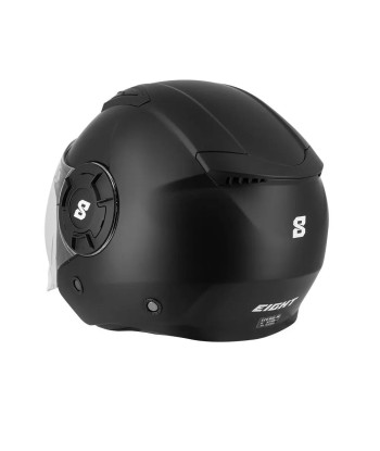 Casques Jet moto Noir Mat -  S749 Twister le concept de la Pate a emporter 