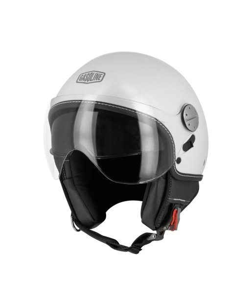 Casque jet moto blanc Fin de série