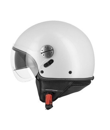 Casque jet moto blanc Fin de série