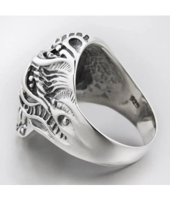 Bague motard œil de verre (Argent) Toutes les collections ici