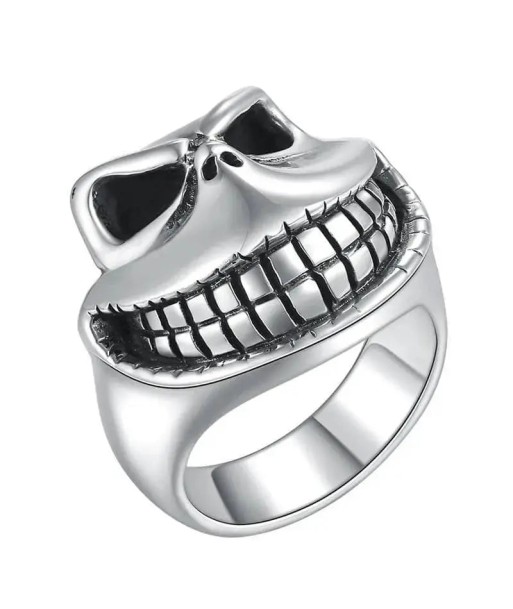 Bague motard joker (Argent) de l' environnement