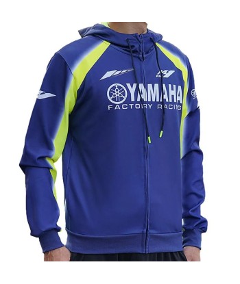 Blaue Yamaha-Jacke une grave pollution 