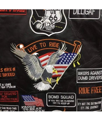 Gilet cuir biker MC Les magasins à Paris et en Île-de-France