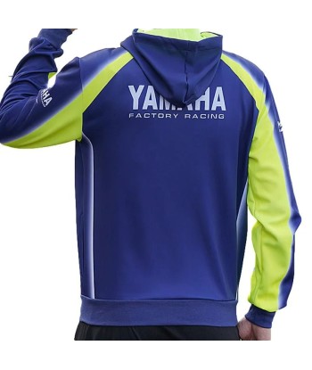 Blaue Yamaha-Jacke une grave pollution 