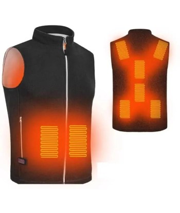 Gilet chauffant moto polaire | JACKHEAT™ sur le site 