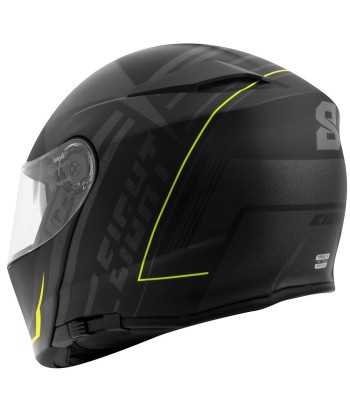 Casque moto Scooter Modulable - Noir et Jaune d'Europe débarque