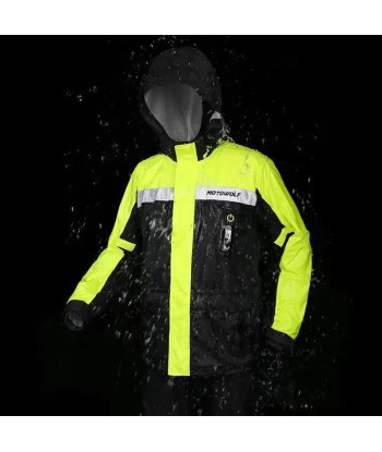 Tenue de pluie moto| GS2 Jaune Livraison rapide