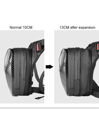 Sacoche de jambe moto - Carbone chez Cornerstreet bien 