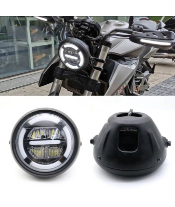 Phare rond de moto led - Jaune ou blanc Paris Déstockage Promo