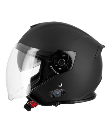 Casque moto jet avec bluetooth intégré - S770 Noir pas cheres