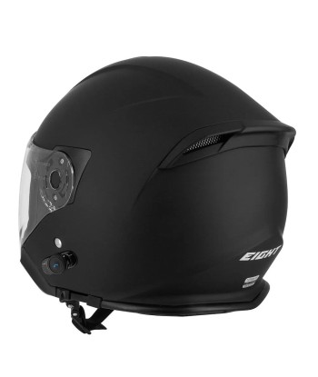 Casque moto jet avec bluetooth intégré - S770 Noir pas cheres