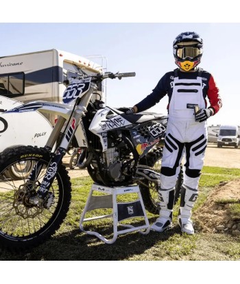 Tenue motocross blanche de pas cher