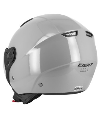 Casque aviateur JET moto  - Gris S779 LEOV français