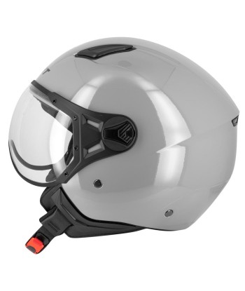 Casque aviateur JET moto  - Gris S779 LEOV français