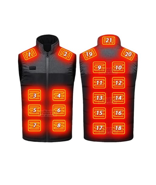 Gilet Chauffant Moto HOTGEAR™ - 21 Zones prix pour 