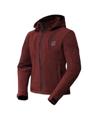 Blouson moto femme - Spring Rouge Bordeaux Les êtres humains sont 