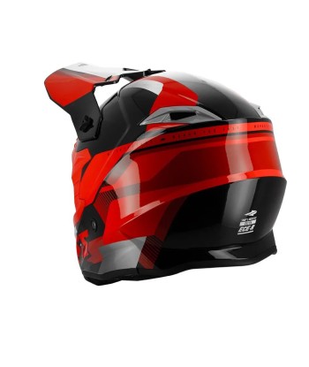 Casque moto cross homologuée - Rouge SWAPS S849 50% de réduction en Octobre 2024