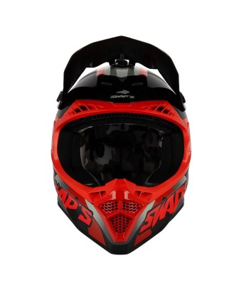 Casque moto cross homologuée - Rouge SWAPS S849 50% de réduction en Octobre 2024