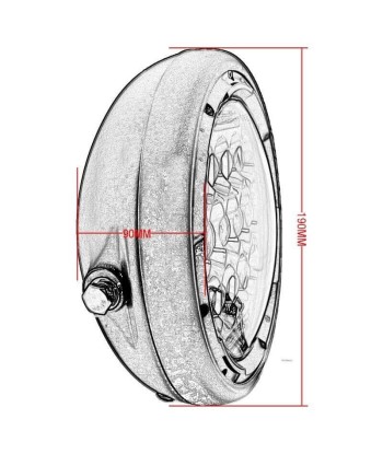 Motorrad-LED-Scheinwerfer en ligne des produits 