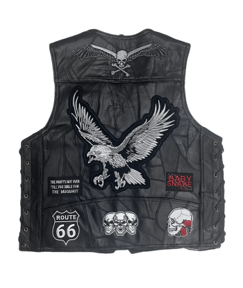 Gilet cuir moto biker -Eagle Toutes les collections ici