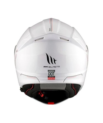 Casque moto intégral modulable - Genesis Blanc Véritable concentré