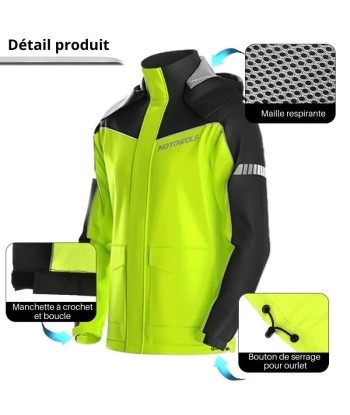 Ensemble Imperméable Haute Visibilité Moto | StormShield™ de l' environnement