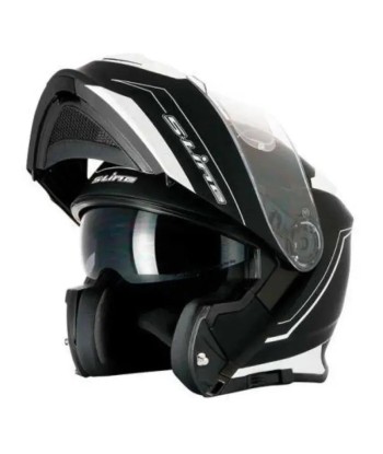 Casque Modulable Double écran Noir et blanc MAT | SLine550 50-70% off 