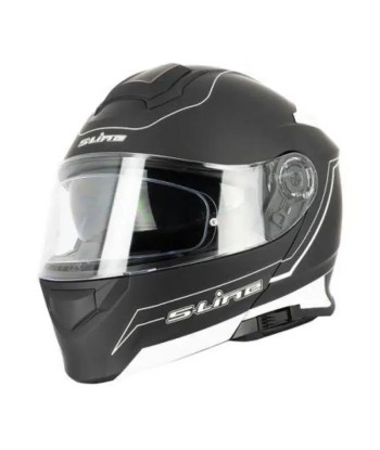 Casque Modulable Double écran Noir et blanc MAT | SLine550 50-70% off 