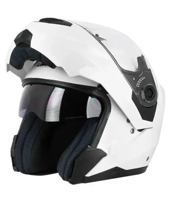 Casque moto modulable - Blanc S520 pas chere