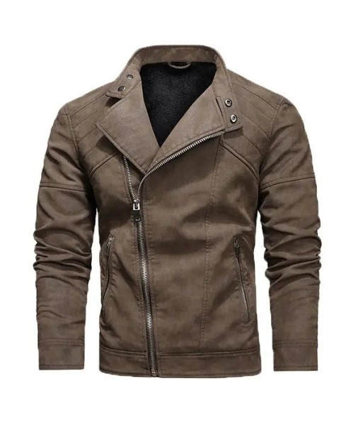 Perfecto Cuir Marron Homme d'Europe débarque