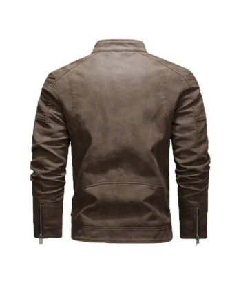 Perfecto Cuir Marron Homme d'Europe débarque