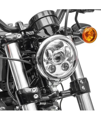 Phare rond LED moto - 5,75 Pouces pas cher