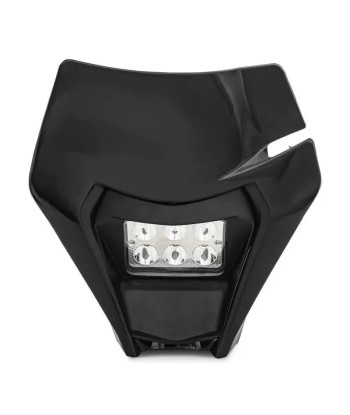 Projecteur LED moto + plaque pour Enduro XDure BK2 carenage Universel noir online