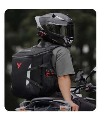 MOTOCENTRIC Wasserdichter Motorrad-Rucksack, Outdoor-Sport, Moto, Biker, Reithelm, Rucksack, Motorrad, Reisegepäck, Taschen est présent 