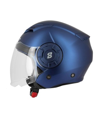 Casque jet bleu - S749 Twister pas cheres