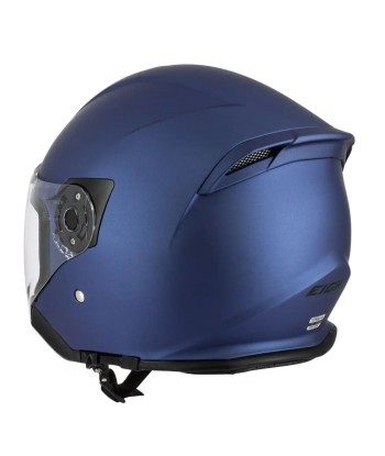 Casque Moto Jet Bleu pailleté | S770 KYLE soldes