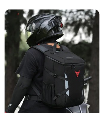 MOTOCENTRIC Wasserdichter Motorrad-Rucksack, Outdoor-Sport, Moto, Biker, Reithelm, Rucksack, Motorrad, Reisegepäck, Taschen est présent 